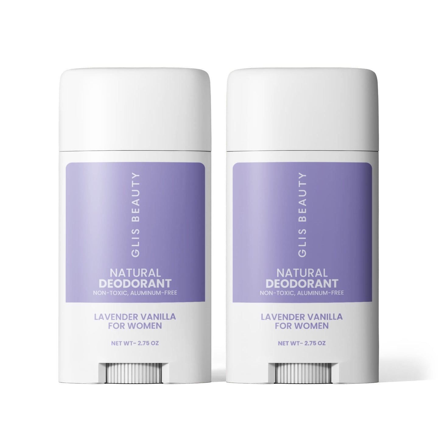 2 Pack Non-toxic Natural Deodorant, Aluminum-Free for Women
